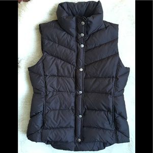 J.CREW J. Crew BROWN PUFFER SNAP VEST, Sz M